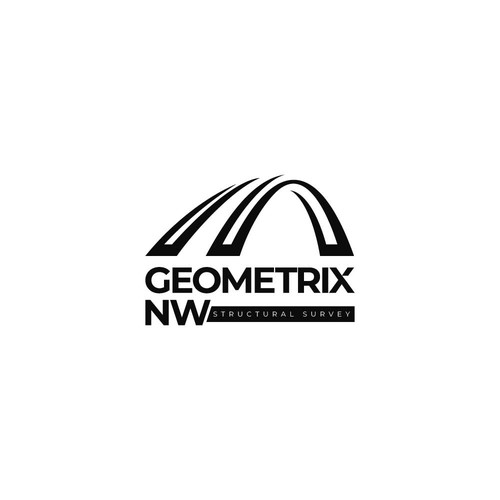 Bridge Construction Logo for Geometrix NW Design by unreal studio