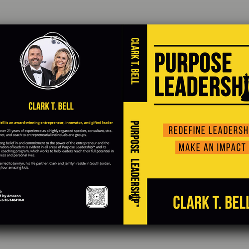 Purpose Leadership Book Cover Design by EM Studio.