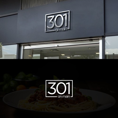 RESTAURANT 301 ADD ITALIAN RISTORANTE under logo Design by Donalmario1