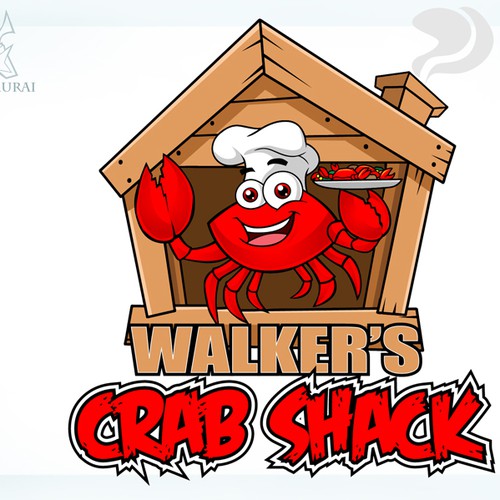 logo for Walker's Crab Shack Logo design contest