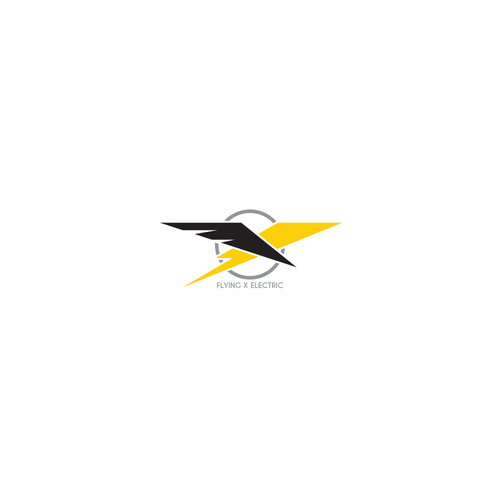 Flying X Electric Logo Design by ✅ cybrjakk