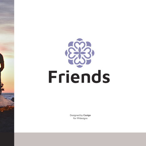 Friends a companionship company for all adults Design by casign