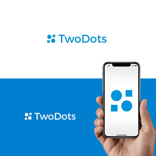 Two Dots Software Fraud Prevention Logo Design - Modern and Simple! Design by wielliam