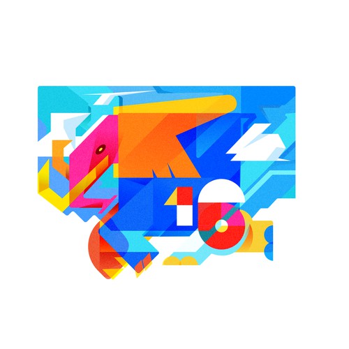 PostgreSQL v16 Release Artwork Design von calesatama