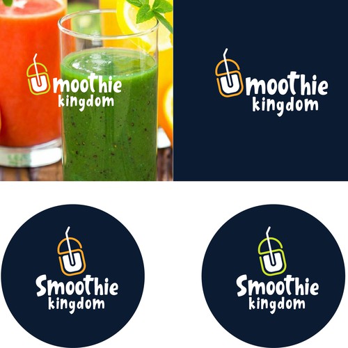 Logo for New Restaurant: Smoothie Kingdom Diseño de Itsanidesign