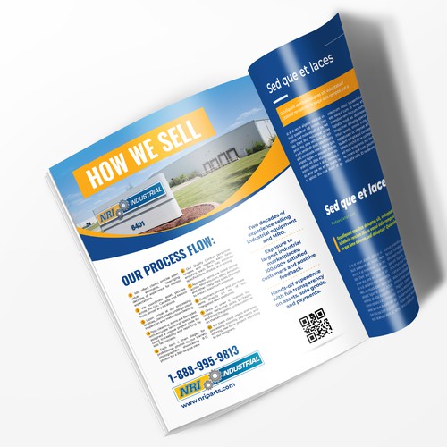 Design a brochure on our product processing journey Design by Clau.diu