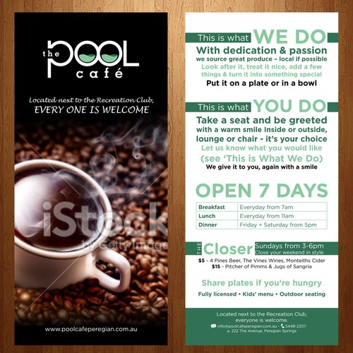 The Pool Cafe, help launch this business Ontwerp door abunimah