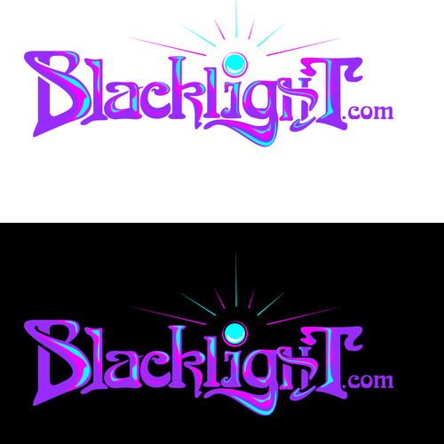 Logo for Blacklight online store to convey 'smoke shop' culture Design by ANTISTAR