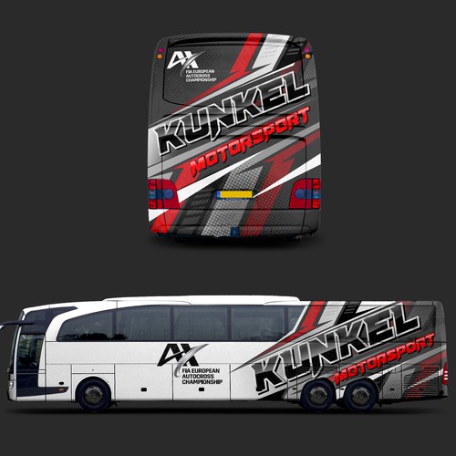 Motorsport Design für Teambus Design by ssrihayak