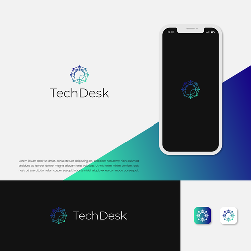 Tech Desk Reimagined Logo Design by polarstudio