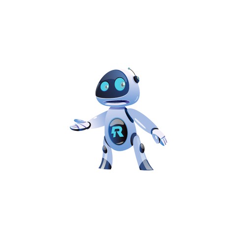 Robot Character/Mascot for Refer-A-Bot Company Design by Studio_One&Half