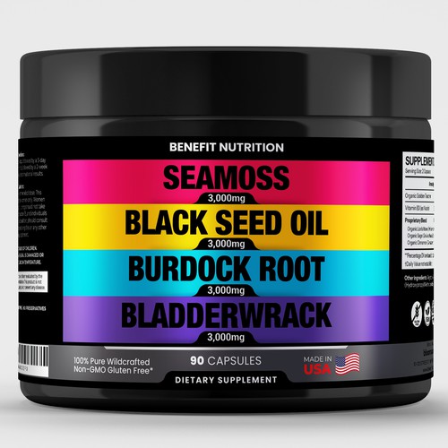 Concept Design For Supplement - Front Label Design by Poroyo