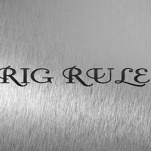 Rig Rule needs Lettering Design (wordmark) Design by designRays