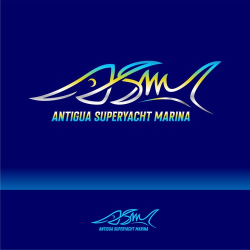 Logo for Antigua Superyacht Marina Design by herulogo