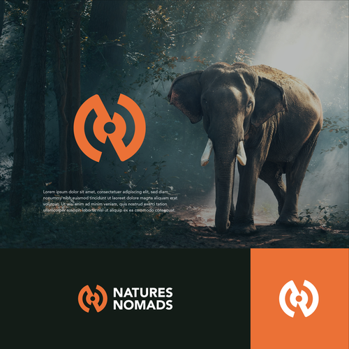 Natures Nomads new company identity Design by AkbarGFX