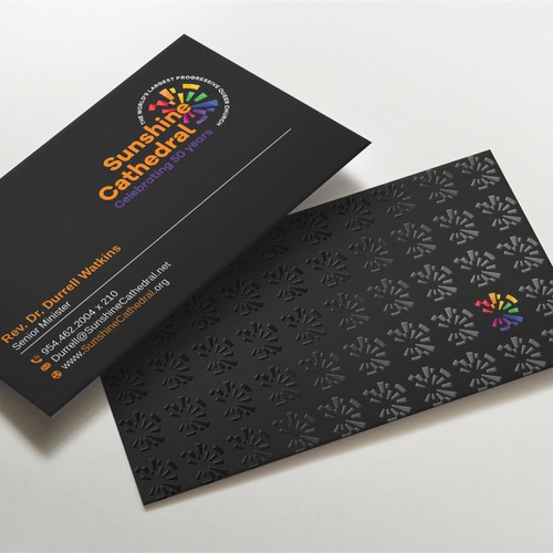 Business Card for Growing Progressing LGBTQ Church Design by LAXMI DESIGNHUB