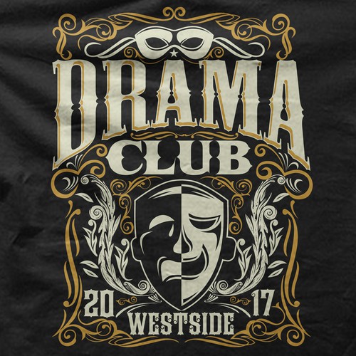 High school drama club t-shirt for  | Camiseta contest |  99designs