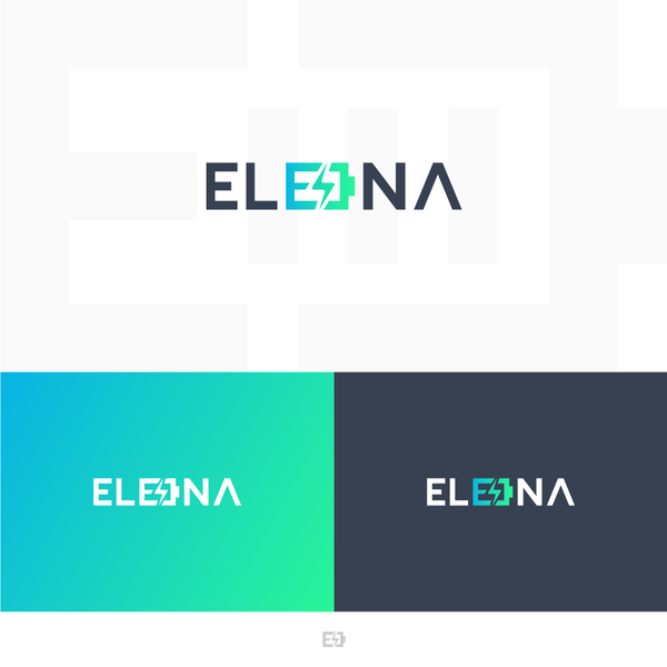 Diseño de Saad NAOUAL titulado "ELENA - Logo for the Chair of Electrical Power Plant Technology"