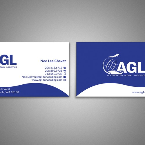 A business card design that will be passed around in 7 continents