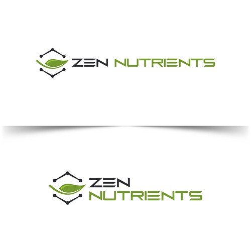 When science and nature collide.....need a modern zen nutrients supplement brand logo. Design by Web Hub Solution