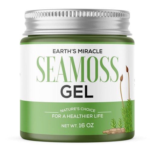 Design Design a Label for our Sea Moss Gel Product por sam2305