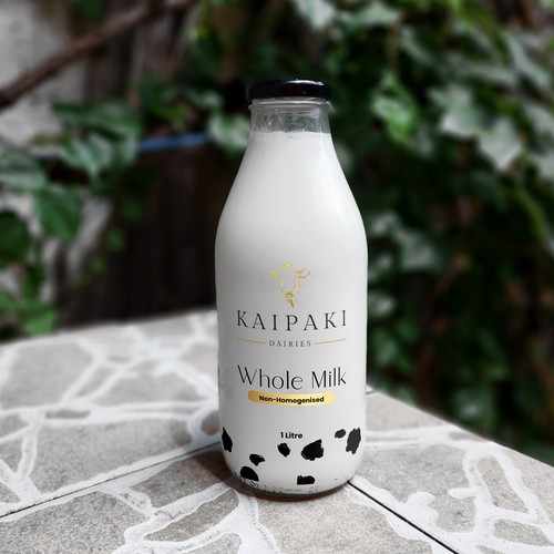 portareさんのWe need a premium milk bottle design for 1 litre glass botltesデザイン