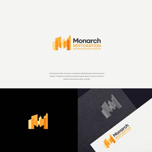 Design a modern clean logo package for a restoration company Design by Danny A