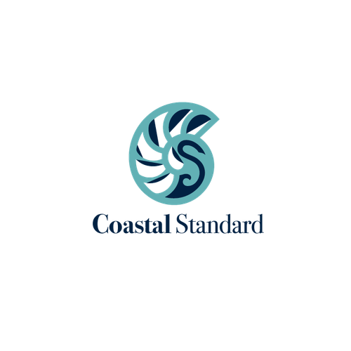 Logo and Brand Guide for Coastal Clothing Brand Design by morgan marinoni