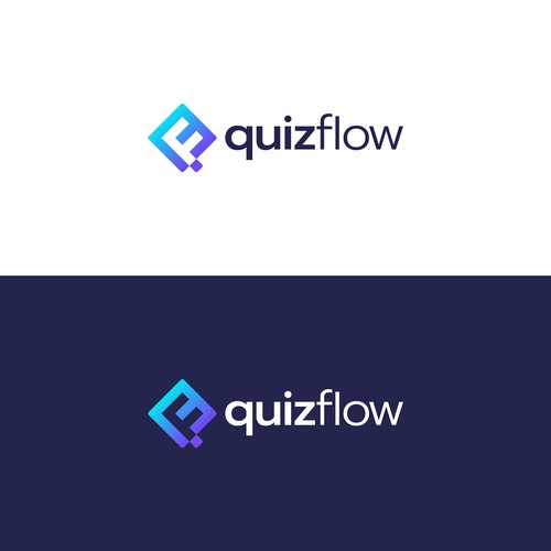 We need a powerful logo design for our AI Quiz Flow SaaS Design by H4R1S