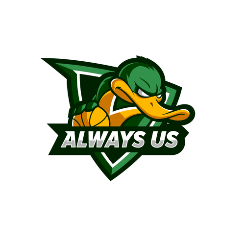 Basketball Logo for Always Us - Your Winning Logo Featured on Major Sports Network Diseño de Ricarde