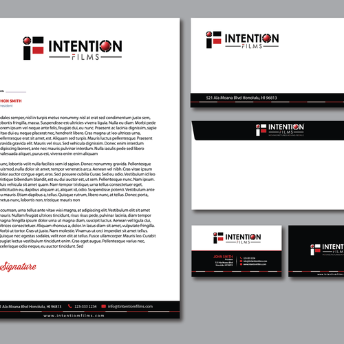 Film Company Business Card Design by AkGraphicsSolutions