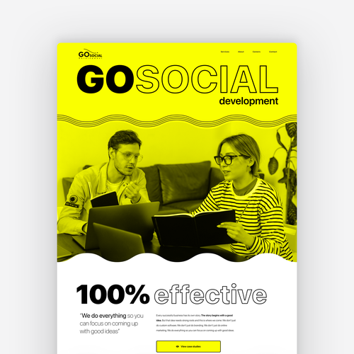 Web development company web-site redesign Design by hustledbeauty