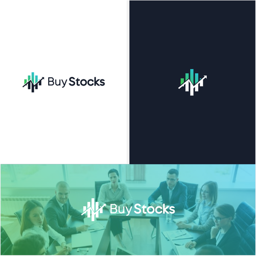 Buy Stocks logo Design by JoyBoy™