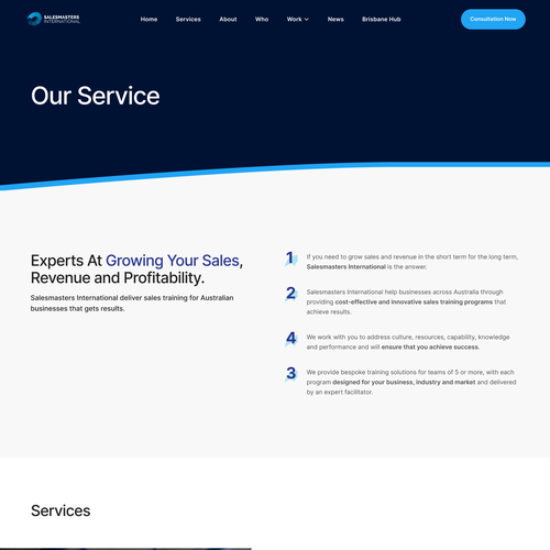 Design Create an engaging website for a world leading sales consulting company por Degie Tatanusa