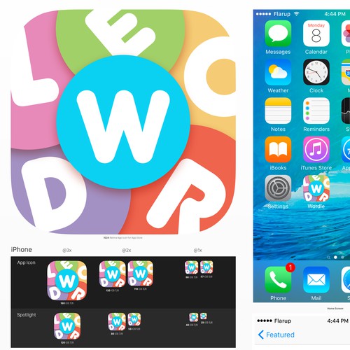 Wordle App Icon  Icon or button contest