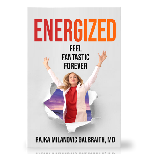 Design a New York Times Bestseller E-book and book cover for my book: Energized Design by Arrowdesigns