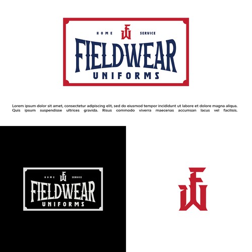 Logo for home service uniform company Diseño de Arif Huda Ir