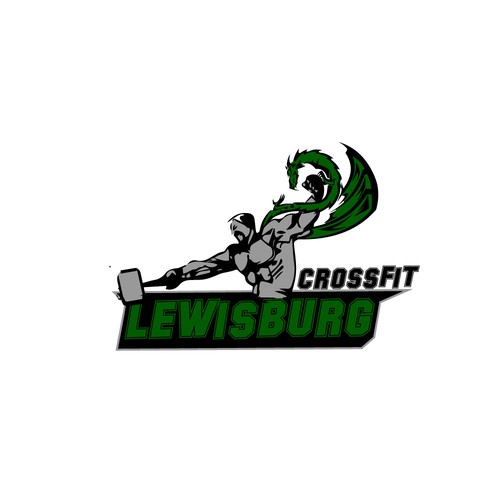 Ferocity and Fitness in tandem - Summon a savage dragon for CrossFit Lewisburg Design von seadmujanovic