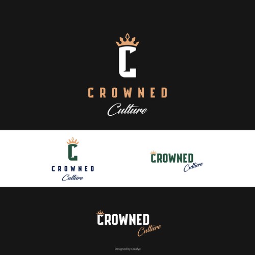 Crowned Culture (barber streetwear brand) Design by Creafyx