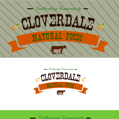 Natural grocery store Logo Design réalisé par Marinic27