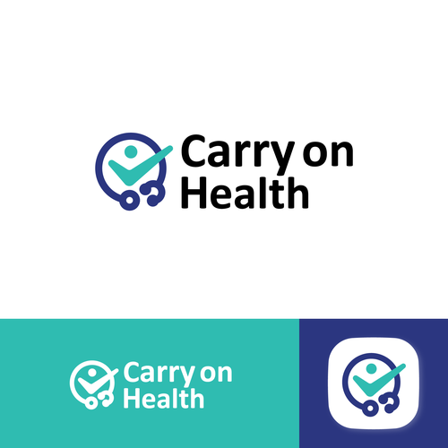 E-learning for health and wellness logo. Design by d_arvin