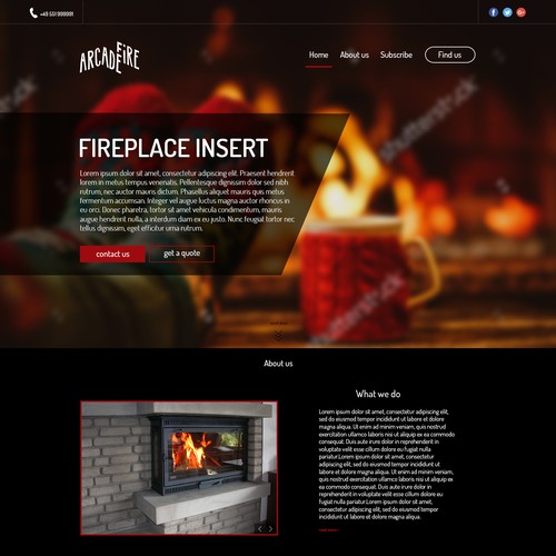 Design de site proposta de design por Haroon Aamirr