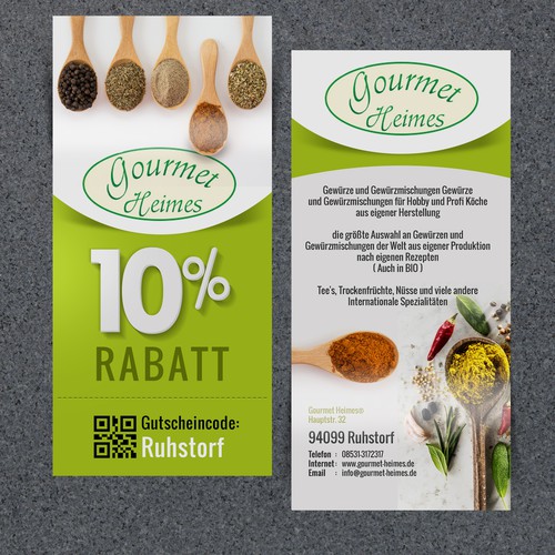 Postcard, flyer or print contest entry by Y&B