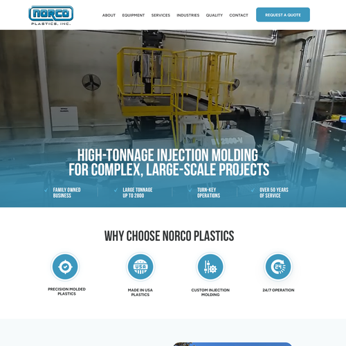 Designs | Modern New Website for Plastic Injection Molding Factory ...