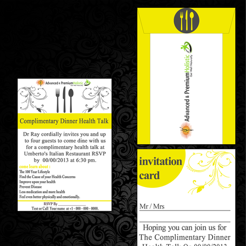 Advanced Holistic Healthcare needs a new card or invitation Design by MK-designer