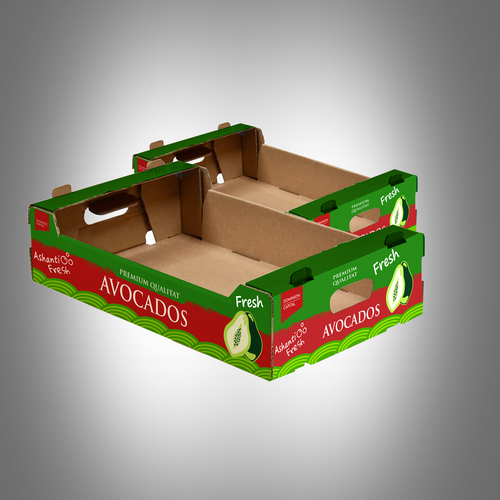 Avocado export box design Design by bn82design