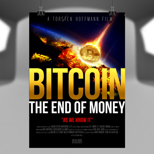 Poster Design for International Documentary about Bitcoin Diseño de harles .