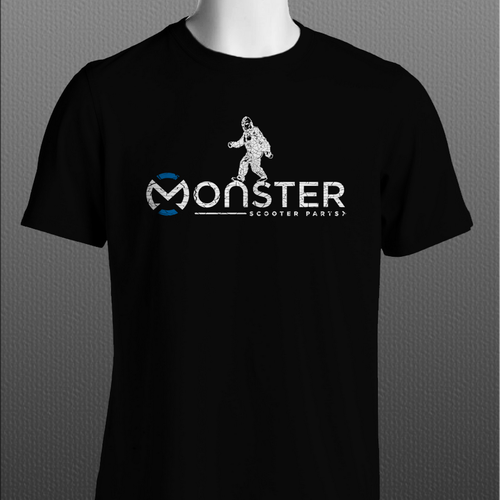 Creative shirt design needed for Monster Scooter Parts Diseño de lelaart