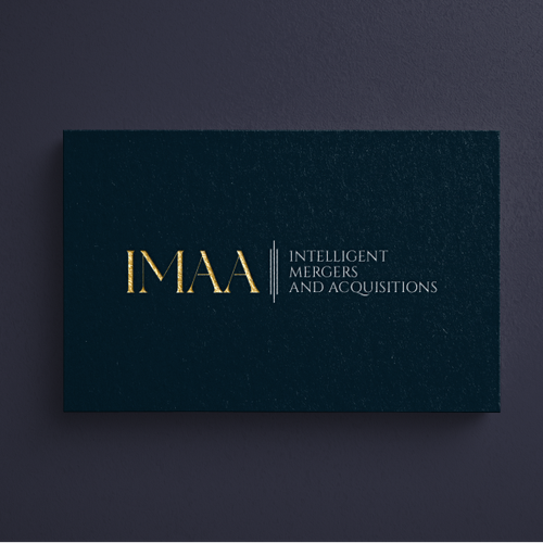 IMAA Logo Dubai (Intelligent Mergers And Acquisitions) LLC Design by rzm_design