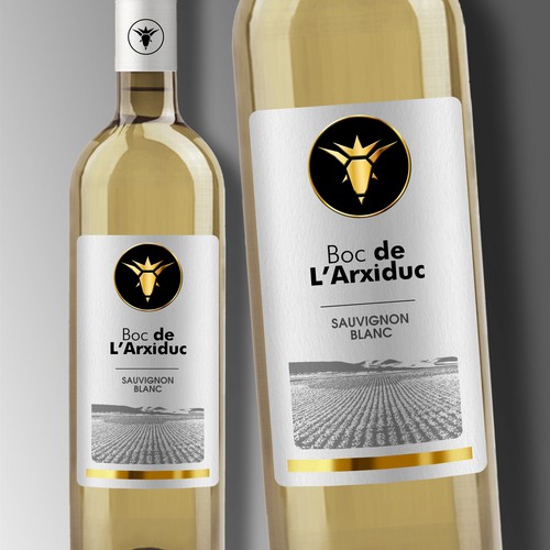 Design a modern White wine label for a vineyard in Mallorca Design by Debdutta*